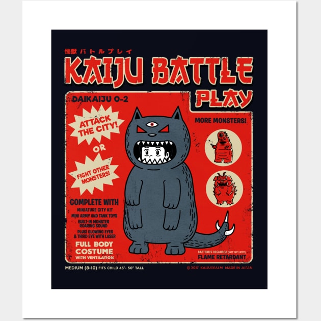 Kaiju battle play shirt shop